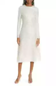 Stine Goya Cream Off White Celsia Sequin Long Sleeve Dress Size XX-Small $460 - Picture 1 of 4