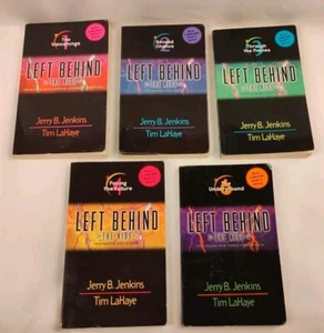 5pc Lot Left Behind The Kids Book 1 2 3 4 & 6 Paperback Jerry Jenkins Tim LaHaye - Picture 1 of 10
