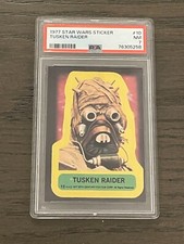 1977 Star Wars Sticker Tusken Raider #10 PSA 7