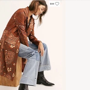 Abrigo Chaqueta Free People Eye Of The Wild Nuevo Con Etiquetas Coñac Combo Grande L Nuevo Con Etiquetas - Imagen 1 de 4