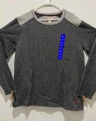 NUEVO CON ETIQUETAS Para hombres Tommy Bahama Island Ropa de Dormir Camisa Talla L Manga Larga Pullover Crew Foto 1 de 4