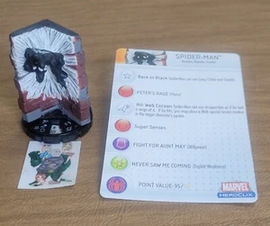 =HeroClix Marvel WEB OF SPIDER-MAN Spider-Man 022 con tarjeta = - Imagen 1 de 1