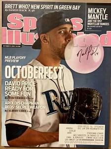 David Price - Signed / Autographed - Sports Illustrated - MLB - Tampa Bay Rays - Picture 1 of 2