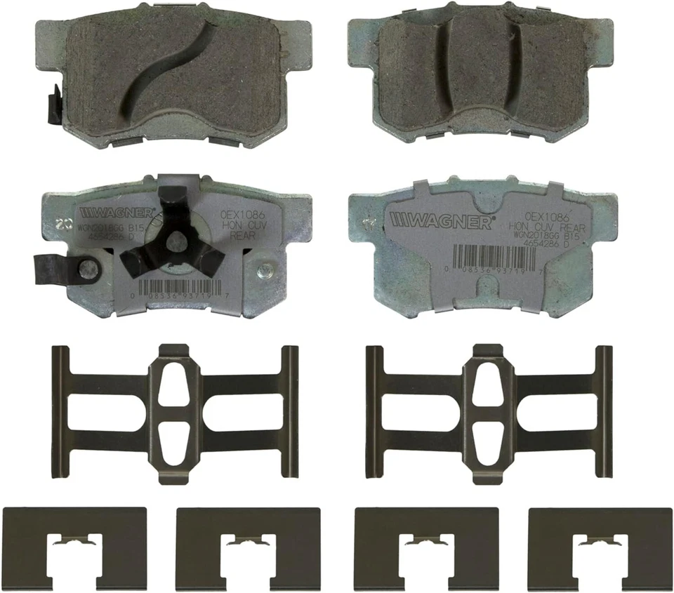 Juego de pastillas de freno de disco trasero de cerámica Wagner OEX1086 para Acura RDX 2010-2018 Foto 1 de 1