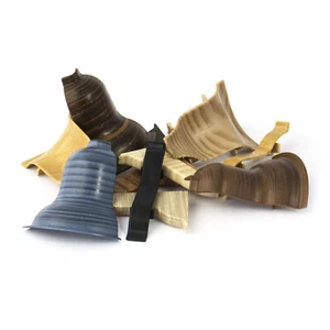 SOCKELLEISTEN Zubehörteil Deko 52mm Fußleisten PVC Maserung Abschlußleiste - Bild 1 von 26