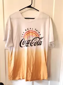 Coca-Cola Collection Damen T-Shirt Orange Ombre - Gr. Large - Bild 1 von 6
