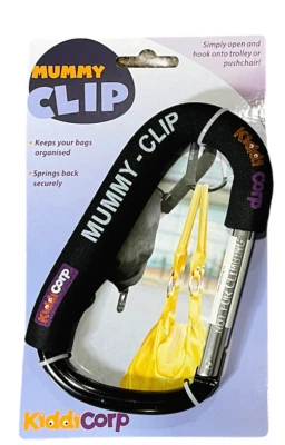 KIDDICORP ORIGINAL KIDDI CORP HEAVY DUTY ALUMININUM MUMMY CLIP WITH NON SLIP FOAM NEW