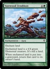 1x Vastwood Zendikon - Foil MTG Worldwake NM Magic Foil