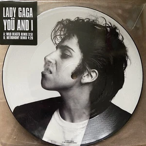 LADY GAGA "YOU AND I" VERY RARE 7" PICTURE DISC VINYL BRAND NEW / 45 TOURS NEUF - Foto 1 di 2