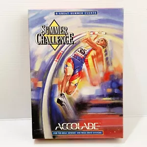 Summer Challenge + Box & Manual - Sega Genesis - Tested & Working - Picture 1 of 5