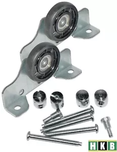 2 x HKB Laufteile, Metall Kunststoff, inkl. Schrauben, ø=35mm, <50kg, 89068 - Bild 1 von 3