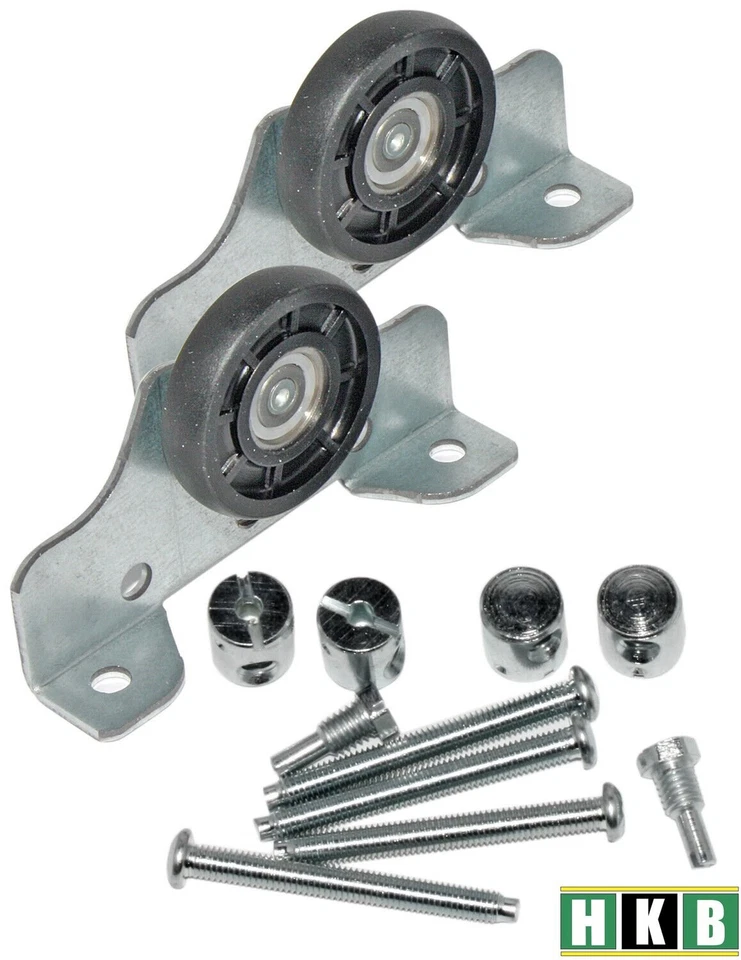 1 HKB Laufteil Metall Kunststoff Inkl. Schrauben Ø 35mm 50kg 1431