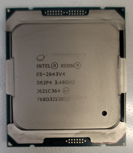 Intel Xeon E5-2643 V4 3.40GHz 6-Core 20MB LGA2011-3 Processor SR2P4 135W *QTY