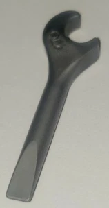 LEGO Piece Part Minifigure Size Gray Technic Mechanic Wrench Tool - Picture 1 of 11