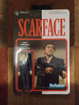 Экшн-фигурка Funko ReAction Scarface Tony Montana 3 дюйма новая - Изображение 1 из 3