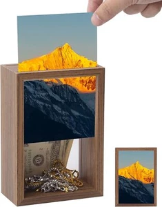 Photo Picture Frame Diversion Safe Mini Box Hidden Secret Compartment hiden safe - Picture 1 of 6