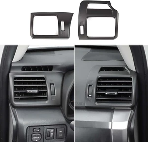 2PCS Matte Black Console Side Air Condition Vent Outlet Cover For 4Runner 2010+ - Picture 1 of 13