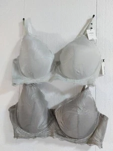 ANNE KLEIN DAMEN 2ER PACK SPITZEN BH VOLLFLÄCHIG CUPS AK10252X NEU mit Etikett - Bild 1 von 18