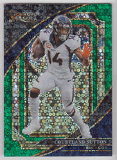 2022 PANINI SELECT COURTLAND SUTTON /5 GREEN DISCO #367 SUITE LEVEL BRONCOS