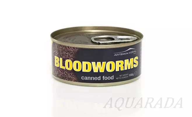 Rote Mückenlarven Konservierte 100g Dose Fischfutter Axolotl