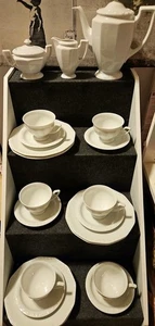 Rosenthal Classic Maria Weiß Tee/Kaffeeservice Porzellan 6 Personen  - Bild 1 von 15