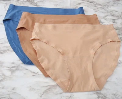 Paquete de 3 bragas de bikini Chantelle 2643# elásticas suaves talla única de EE. UU. (S-XL) Foto 1 de 4