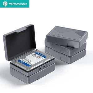 5 Pack 3.5" inch Hard Drive Disk Protective Case HDD SDD Storage Box For Sticker - Picture 1 of 10