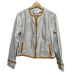 CHANEL blusa manica lunga/primavera/autunno arancione - Foto 1 di 8