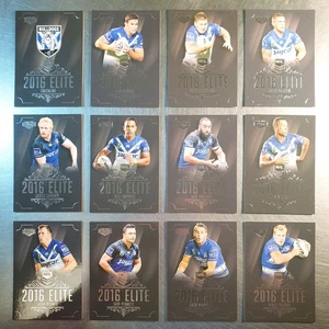 2016 NRL Elite Base Team Set (12 Cards) Canterbury-Bankstown Bulldogs - Picture 1 of 2