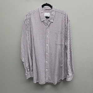 Saddlebred Shirt Mens 2XL XXL Plaid Classic Fit Button Down Casual - Picture 1 of 9