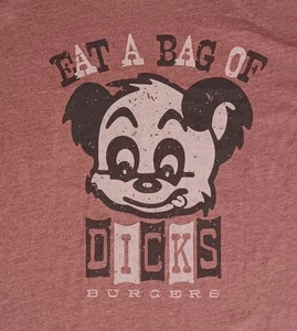 T-Shirt Eat a Bag of Dicks Burger NEU Vintage Style Restaurant Promotion lustig - Bild 1 von 5