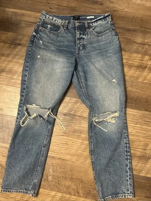 JCrew Premium slim Boyfriend Jeans Distressed  27 - Image 1 of 4