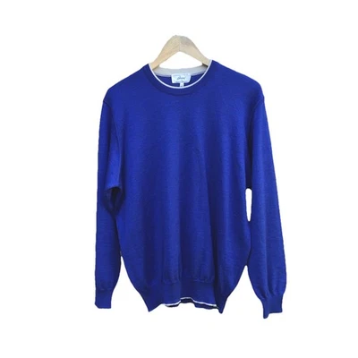 Brioni Lana Wool Extra Fine Sweater Neiman Marcus Tailored In Italy Size M - Image 1 of 4