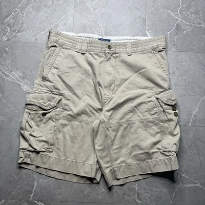 Polo Ralph Lauren 10” Pantalones Cortos Carga Para Hombre 38T Alto Caqui Crema Exterior Sueltos Foto 1 de 4