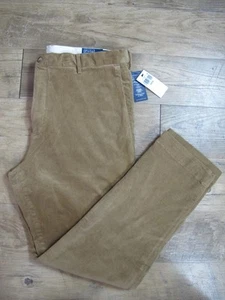 Polo Ralph Lauren Classic Slim-Fit Corduroy Khaki Pants ~ Size 40x32 - Picture 1 of 9