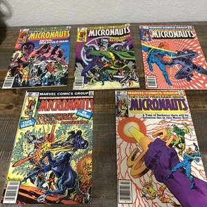 MICRONAUTAS #23,26,27,28,31 VOL 1 MARVEL COMICS - Imagen 1 de 11