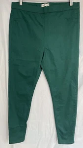 NUEVO M&S Talla UK 16 L Verde Oscuro Jeggings W34 L29 Tiro Alto Elastizado Pantalones Ajustados - Imagen 1 de 6
