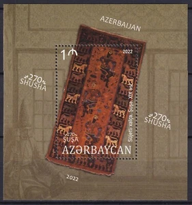 Azerbaijan 2022 National Crafts, Carpets MNH Block - Picture 1 of 1