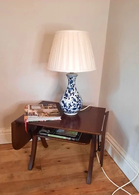 Vintage 1960's Mahogany Coffee Table With Extending Side Flaps Storage Under - Image 1 of 4
