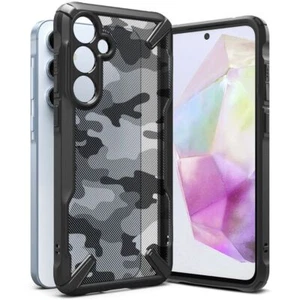 Ringke Fusion X robuste Rückseite Hülle Cover für Samsung Galaxy A35 5G - tarnfarben schwarz - Bild 1 von 8