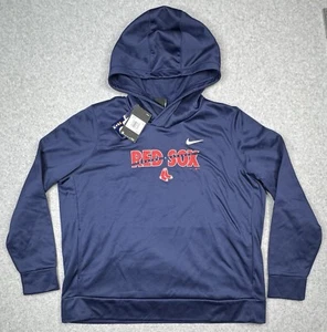 Nike Women’s Boston Red Sox MLB Baseball Dri-Fit Pullover Hoodie Size 2XL - Picture 1 of 9