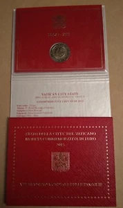 MONEDA DE 2 EUROS VATICANO 2015 FAMILIAS, PRESENTACIÓN ORIGINAL, ESCASA - Imagen 1 de 1