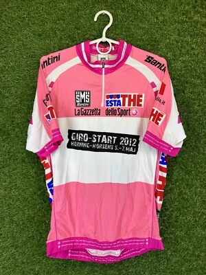 CAMISA DE CICLISMO RARA JERSEY LA GAZETTA DELLO SPORT SMS SANTINI ORIGINAL TALLA XXXL Foto 1 de 4