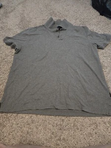 MENS XL GREY CALVIN KLEIN SHORT SLEEVE POLO SHIRT - Bild 1 von 6