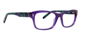 NEW Badgley Mischka Brielle Eyeglass Frames 54-16-135 mm Purple - Bild 1 von 4