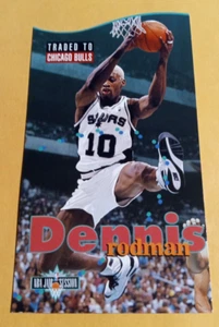 1995-96 Fleer NBA Jam Session Die-Cut Dennis Rodman #D98 - Spurs - Picture 1 of 2