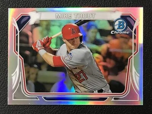 2014 Bowman Chrome #MC-MT Mike Trout Mini Refractor Los Angeles Angels - Bild 1 von 2