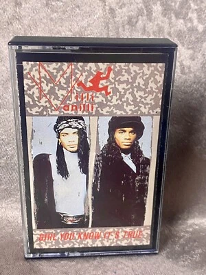 MILLI VANILLI GIRL YOU KNOW IT'S TRUE Cassette Tape 1989 Synth-Pop Hip-Hop - Image 1 of 4