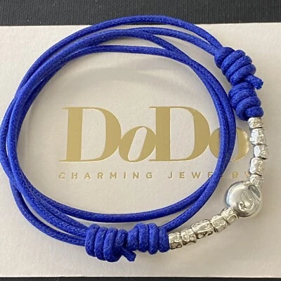 Dodo Pomellato Collana Blu Acceso Maxi Pepita Granelli Argento Fuori Produzione - Immagine 1 di 4