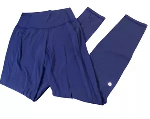 Pantaloni aderenti Lululemon Simply Bare taglia 6 Hero blu tessuto Nulu - Foto 1 di 7